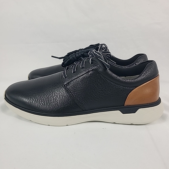 NEW Johnston & Murphy XC4 Prentiss Plain Toe Black Full Grain Waterproof Sz 9 M - Picture 3 of 7